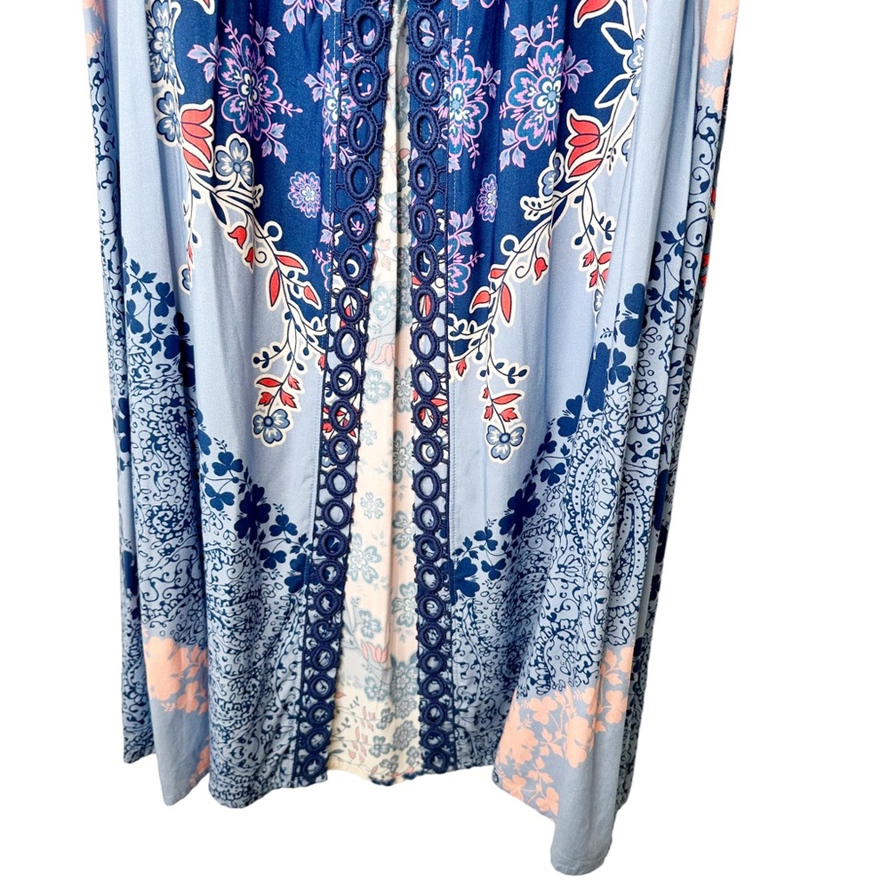 NWT Green Dragon Floral Embroidered Maxi Skirt Small - Picture 3 of 6